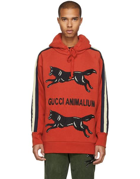 gucci hoodie wolf hood|original Gucci hoodie.